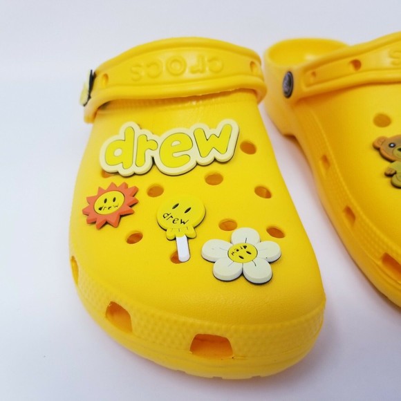 CROCS Shoes Crocs X Justin Bieber X Drew House Yellow Classic Clog